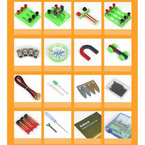 Kit Completo per Esperimenti di <span class=keywords><strong>Fisica</strong></span> ed Elettricità, Attrezzatura per Esperimenti Elettromagnetici, Set Completo per Circuiti Elettrici - Product Image 4