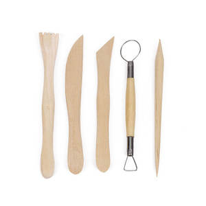 Cheap 8 Pcs Polymer <b>Clay</b> Tools Set Wooden Ceramic Sculpted Pottery ToolS - Product Image 2
