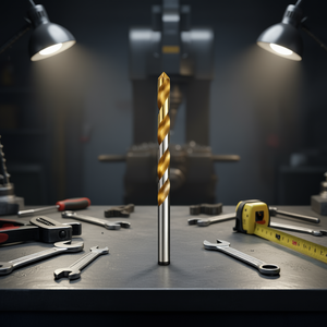 Broca helicoidal HSS de 3.1 mm y 65 mm de longitud con cabeza recubierta de TiN para perforación de metal - Product Image 3