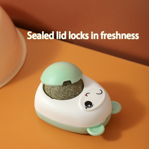 Draaiende kattenkruidbal kauwspeeltje voor katten - interactief speeltje voor het reinigen van de tanden & het stimuleren van de eetlust, klein formaat, voor binnengebruik - Product Image 3