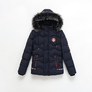 แจ็กเก็ต<span class=keywords><strong>ม</strong></span>ีฮู้ดกันน้ำใส่ได้ทั้งชายและหญิงเสื้อคลุมขนเ<span class=keywords><strong>ป</strong></span>็ดอบอุ่นทรงหลว<span class=keywords><strong>ม</strong></span>ซับโพลีเอสเตอร์ไซส์พิเศษฤดูหนาว - Product Image 1