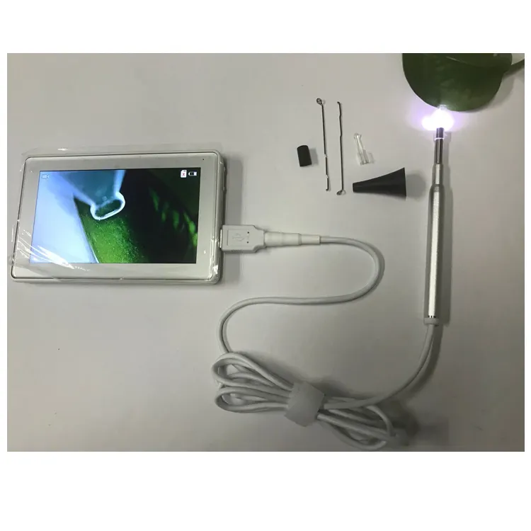 Gezondheidszorg 3.9Mm Oor Reiniger Digitale Ent Endoscoop 4.5Inch Lcd Video Ear Otoscoop Met Lcd Scherm