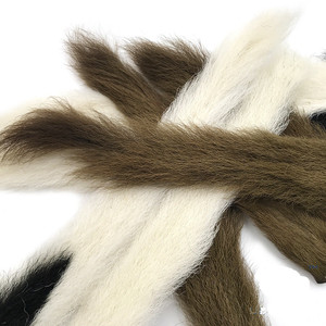 Colore personalizzato bianco marrone grigio coda di <span class=keywords><strong>mucca</strong></span> reale coda di bue per materiali per la costruzione di mosche - Product Image 1