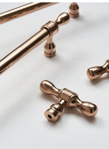 Hot Sale Brass Kitchen Cabinet <strong>Rose</strong> <strong>Gold</strong> Handle Pulls <strong>Drawer</strong> <strong>Knobs</strong> - Product Image 6