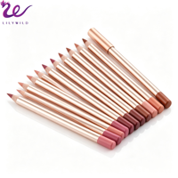 Crayon contour des lèvres végétalien waterproof best-seller, crème longue tenue, haute pigmentation, séchage rapide, fini mat, 12 couleurs, Nouveauté 2026
