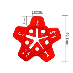 फ़्लोरिंग वॉल स्लिट लोकेटर क्लिप्स टाइल्स लेवलिंग सिस्टम सहायक उपकरण बहुआयामी स्टार स्पेसर टाइल के लिए स्टार जॉइंट स्पेसर