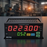 Tachymètre haute précision, compteur à 6 chiffres, affichage de la fréquence de rotation, 90-260V AC DC