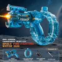 Pistolet à eau automatique en plastique ABS, 23 cm, 400 ml, nouvelle arrivée, jouet électrique à piles, jeux de tir en plein air
