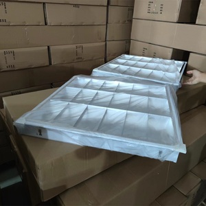 60x60cm <span class=keywords><strong>T5</strong></span> huỳnh quang lưới tản nhiệt Bảng điều khiển ánh sáng 2x2ft 3x18W <span class=keywords><strong>4x18W</strong></span> nhúng T8 lưới tản nhiệt Bảng điều khiển ánh sáng phụ kiện cho văn phòng bệnh viện - Product Image 5