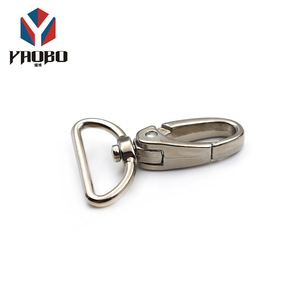 Fermoir mousqueton pivotant <span class=keywords><strong>en</strong></span> fer vintage <span class=keywords><strong>argent</strong></span>é avec anneau <span class=keywords><strong>en</strong></span> D pour accessoires <span class=keywords><strong>de</strong></span> quincaillerie <span class=keywords><strong>de</strong></span> sacs et <span class=keywords><strong>de</strong></span> pochettes - Product Image 1