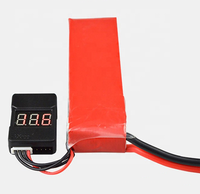 Testeur de tension de batterie Lipo BX100 1-8S / Alarme de basse tension / Vérificateur de tension de batterie avec haut-parleurs doubles