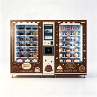 Distributeur automatique réfrigéré personnalisable de gâteaux et pâtisseries pour hôtels, complexes hôteliers et magasins de proximité