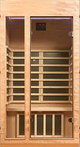 Sauna Infrarroja de Bajo EMF para 3 Personas, Modelo 2026, de Madera Sólida Okoume, para Uso en Villas - Product Image 3