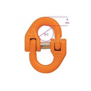 BETA - 080900153 ROBUR-Enlaces de conexión de elevación acero de aleación, pintado-ELEMENTOS EAN 8014230717357 PARA FIJACIÓN - Product Image 2