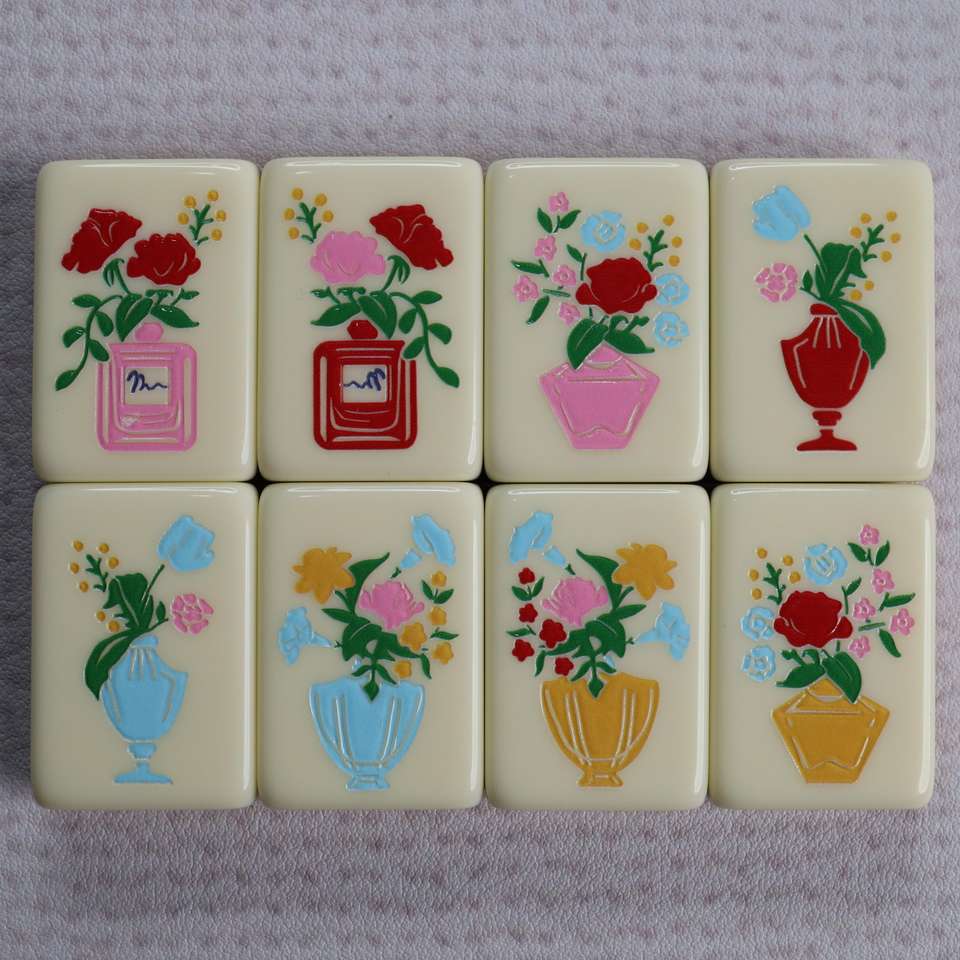 Yellow Back How Acrylic Mahjong Tiles Paris Suit Yellow Back No Logo Clearance Final ...