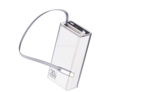 โอปาคิ พาวเวอร์แบงค์ชาร์จเร็ว 30W ความจุ 10000mAh พร้อมหน้าจอ LED และปลั๊กในตัว - Product Image 2