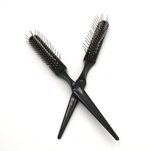 Peigne à cheveux professionnel, brosse à queue pointue, brosse à perruque noire, dents en acier, accessoires de barbier en plastique, peigne à perruque pour la <span class=keywords><strong>coiffure</strong></span>, outil de salon - Product Image 6