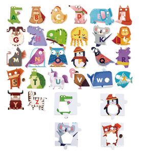 <span class=keywords><strong>Puzzle</strong></span> éducatif en bois pour enfants, alphabet animalier, en boîte métallique, transfrontalier, avec 1001-<span class=keywords><strong>2000</strong></span> <span class=keywords><strong>pièces</strong></span>, pour les 5-7 ans - Product Image 5