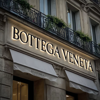 Enseignes LED Publicitaires Personnalisées Kelly – Lettres Boîtiers Extérieures Peintes au Four 3D – Logo de Magasin Mural pour Publicité