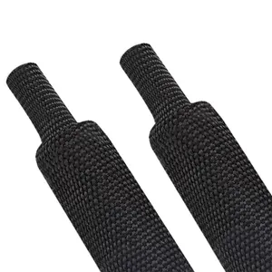 Heat Shrinkable Braided Sleeve Made Of Polyolefin Monofilament And Polyester Fiber