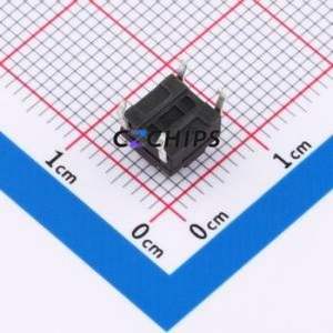 SMG-13-H050A1 Tactile Switch Through hole Component (THT)-4P,6.2x6.2mm Switch Single Pole Single Throw Round Button 2.5N 6.15mm - Product Image 2