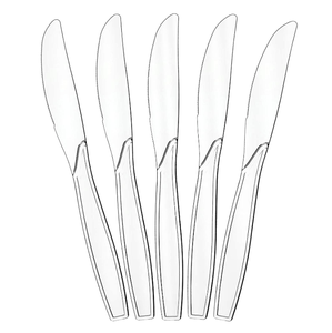 5.5g de couverts lourds couteau en plastique jetable PS/PP fourchette et cuillère - Product Image 4