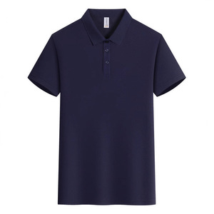 เสื้อโปโลผ้าไอซ์ซิลค์คอตตอนแบบสั่งทำพิเศษ แขนสั้น สีพื้น ซับเหงื่อ ระบายอากาศ ใส่ได้ทุกวัน ใช้เป็นยูนิฟอร์มหรือเสื้อผ้าส่งเสริมการขาย - Product Image 4
