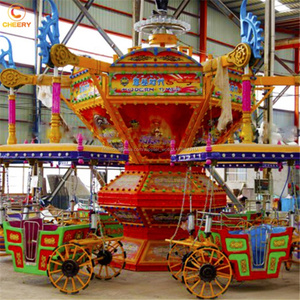 Nouveau produit parc d'attractions forains manèges famille musicale tournante moderne temps carrousel - Product Image 3