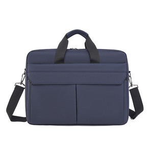 Maletín para portátil de hombro de tela impermeable con revestimiento, bolso de mano de gran capacidad para negocios, el bolso para portátil de moda más popular para hombres - Product Image 2