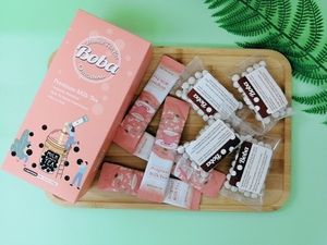 Perlas de Tapioca instantáneas, <span class=keywords><strong>Boba</strong></span>, para bebidas, té de burbujas, sabor Original con bolas <span class=keywords><strong>Boba</strong></span> reales, novedad - Product Image 3