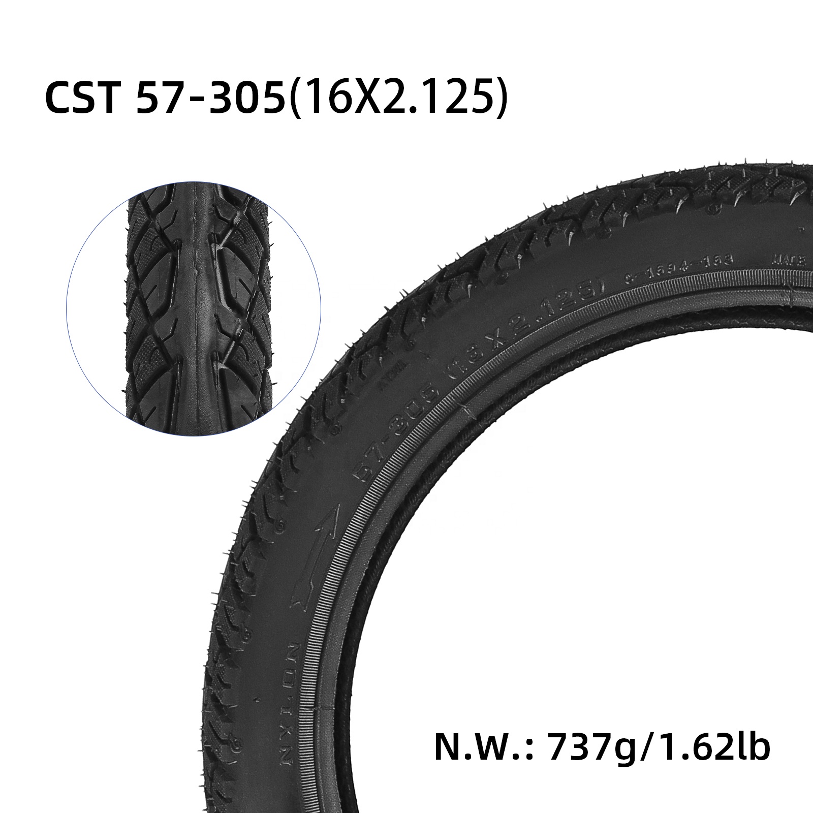 新品◆5本セット◆16×2.125 ◆57-305◆タイヤ 新品◇5本セット◇16×2.125 ◇57-305◇タイヤ