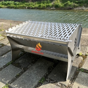 2023 Latest Stainless Steel Detachable Outdoor Camping BBQ <strong>Grill</strong> <strong>Charcoal</strong> Portable Barbeque - Product Image 2