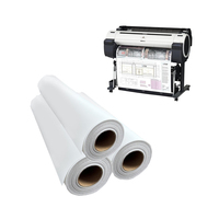 Papel plotter de ingeniería de dibujo al por mayor de alta calidad Impresión CAD Roll Bond Paper 24''