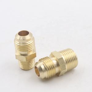 Raccord en laiton forgé à embout évasé avec tête hexagonale pour liquide basse pression, tailles de tube 1/8\", 1/4\", 1/<span class=keywords><strong>2</strong></span>\", 3/8\", personnalisable - Product Image 3