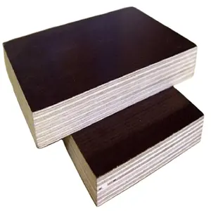 軽量ブラック合板コンクリート18mmオーバーレイフレキシブル建設材料ホットプレスポプララミネートe1合板シート