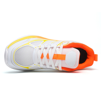 Chaussures de course pour hommes en gros, personnalisées, légères, avec empeigne en mesh respirant, antidérapantes, à lacets, baskets tendance pour les activités de gym