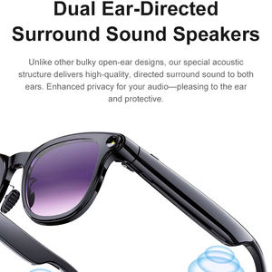 แว่นตาอัจฉริยะ Mi Gou Cross-border A2 ฟังก์ชันสัมผัส กันน้ำระดับ IP67 กล้องความละเอียด 8 ล้านพิกเซล ระบบสั่งงานด้วยเสียงอัจฉริยะ รองรับการโทร - Product Image 1