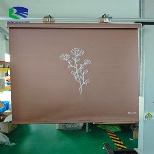 Thông minh cơ giới màn ánh sáng thông qua tùy chỉnh 3D in logo kỹ thuật số hình ảnh mô hình con lăn rèm cửa sổ Shades - Product Image 3