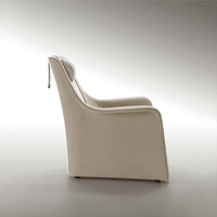 Robertos Fauteuil de salon en cuir noir Fauteuil de luxe sexy Rchi Wild Leopard Print