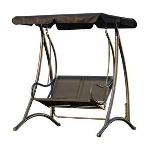 High Quality Outdoor 2-Seater Garden <strong>Swing</strong> Chair Wrought Iron Patio Texlene Canopy Beach Metal <strong>Frame</strong> for Canopy Gazebo Pergola - Product Image 2