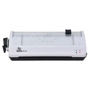 Factory Photo Laminating Machine With Paper Cutter LM-219 A4 Plastic Film Hot Cold Card Paper Laminator