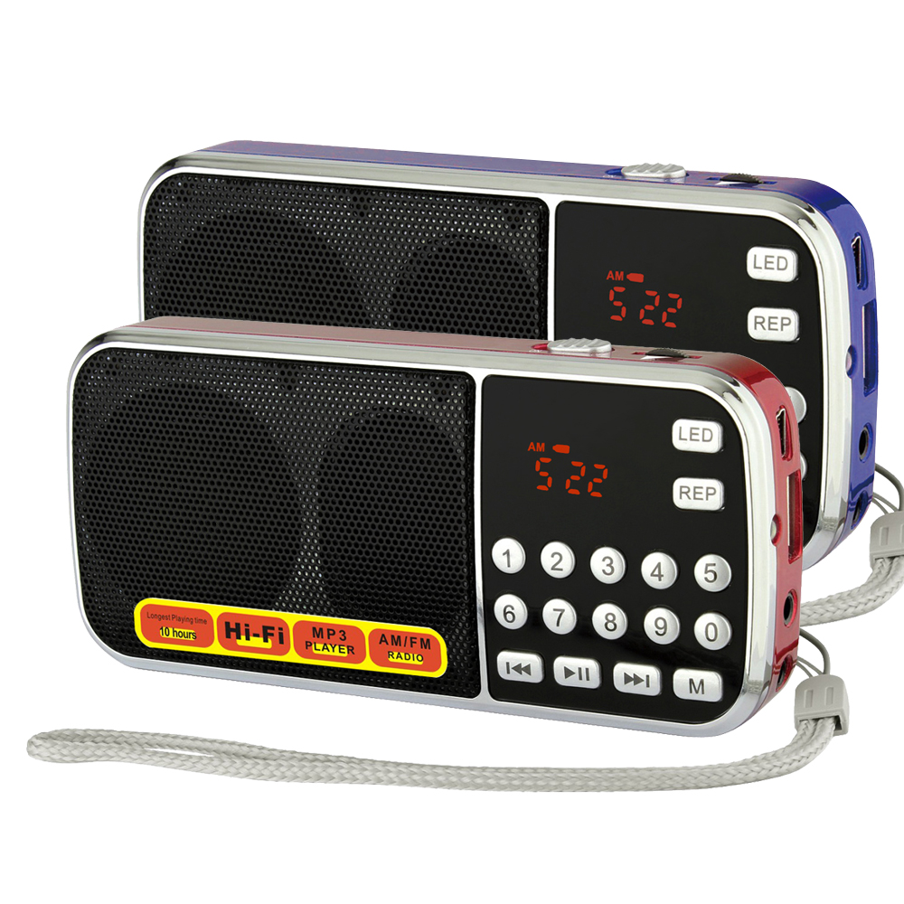 LCJ L-088AM Radio AM FM Portabel Murah, Multi Band dengan USB SD