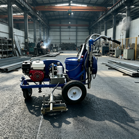 Machine manuelle à perles pour la pose de peinture réfléchissante sur marquage routier
