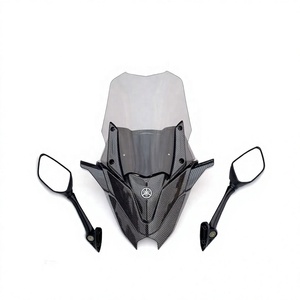 Compatible avec Yamaha NMAX 25-26, pare-brise avant amélioré TMAX, pare-brise plus haut, rétroviseurs avant. - Product Image 6