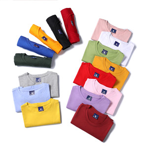 T-shirt unisexe en coton 100% de haute qualité, impression d'écran personnalisée, logo, 190 g/m², taille plus, t-shirt uni à col rond pour <span class=keywords><strong>homme</strong></span> - Product Image 3
