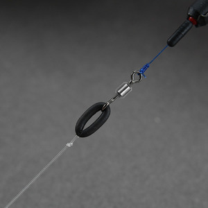 Anneau en caoutchouc de qualité supérieure Aohu, accessoire de pêche, noir, taille moyenne, pour équipement de pêche - Product Image 2