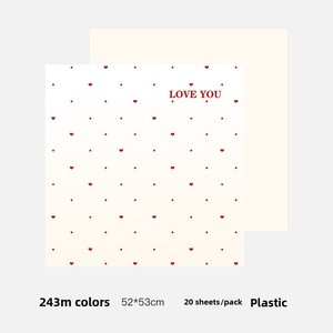 Giấy gói Gradient tiếng Anh thiết kế hoa Ngày Valentine loạt Cuộc Gặp Gỡ mới làm bằng tay hoa - Product Image 6