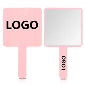 Private Label Square Hand Held Mirrors Wholesale Promotional Gift Item Cheap Mirrors Travel Mirror