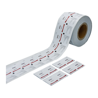 Rouleau de papier laminé en aluminium enduit personnalisé anti-alcool, lingettes humides pour le nettoyage des glaces, matériau d'emballage de qualité médicale