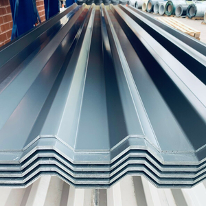 大量在庫 高強度 銀色 波形 亜鉛メッキ鋼板 屋根板 クリンプフェンス板 - Product Image 3